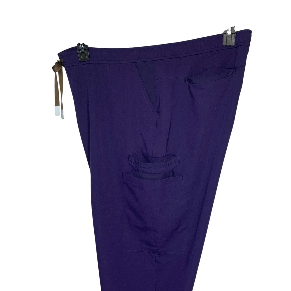 FIGS Men's Technical Collection Tansen Jogger Cargo Scrub Pants XXL Purple Jam